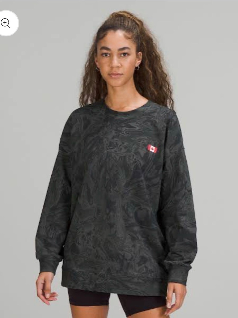 Lululemon Team Canada Perfectly Oversized Crew — Size 6